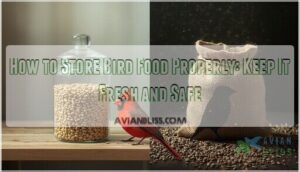 how to store bird food properly