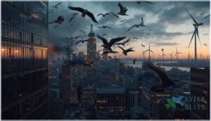 human activities and collisions