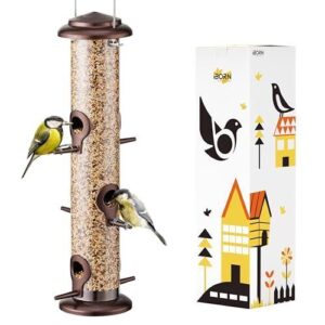 iBorn Metal Bird Feeder Hanging B09PTRCHY7