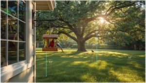 ideal distance from windows and trees