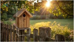ideal placement for easy bird house installation ideal placement for easy bird house installation