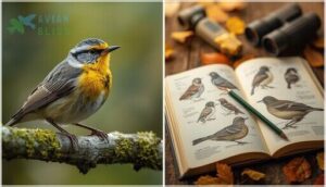 identifying birds by visual features
