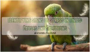 identifying signs of stress in birds