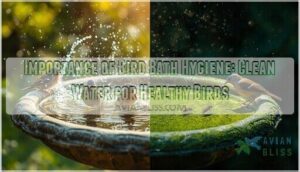 importance of bird bath hygiene
