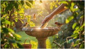 installation and maintenance tips for outdoor bird baths