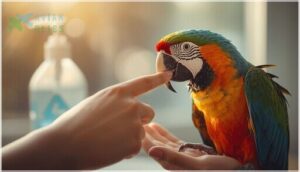 is kissing birds safe for humans