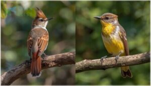 juvenile vs. adult plumage