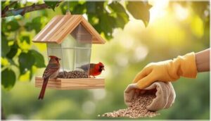 keep feeders clean and food fresh keep feeders clean and food fresh