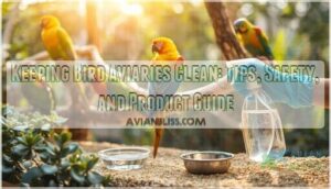 keeping bird aviaries clean