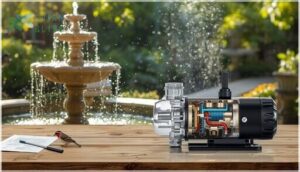 key factors when replacing a fountain pump
