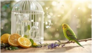 key ingredients in non-toxic bird cage disinfectants