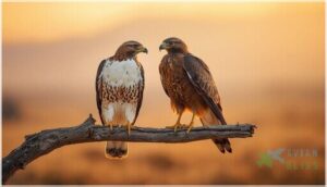 light-morph and dark-morph descriptions