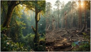 logging, deforestation, and forest degradation