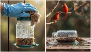 maintaining feeder hygiene and seed freshness