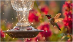 maintaining feeders for hummingbird health