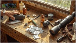 maintenance and care for bird watching equipment