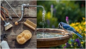 maintenance and care for dripper bird baths