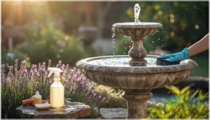 maintenance and longevity of bird bath fountains