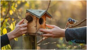 maintenance tips for bird nesting boxes