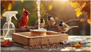 maintenance tips for bird seed feeder trays