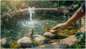 maintenance tips for healthy water features