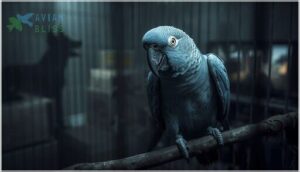 major causes of bird stress and anxiety