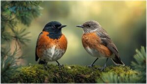 male vs. female color differences