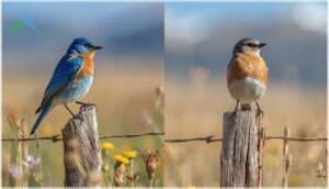 male vs. female plumage