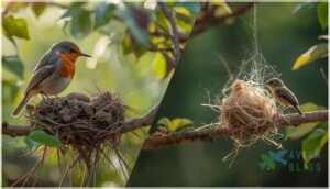 matching nesting materials to bird species