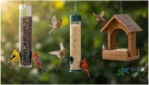 matching seed types to feeder styles