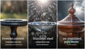 material durability and weather resistance