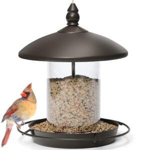 Metal Roof Bird Feeder   B0DK153SH2