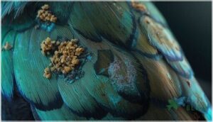 microbial and parasitic influences on feathers