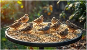 millet: best for ground-feeding birds