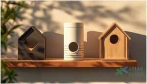 modern and architectural birdhouses