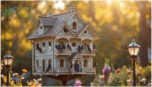multi-room and themed birdhouses