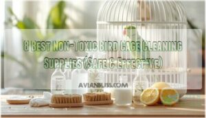 non toxic bird cage cleaning supplies