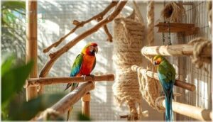 non-toxic materials for bird perches