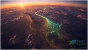 north american flyways (pacific, mississippi, central, atlantic)