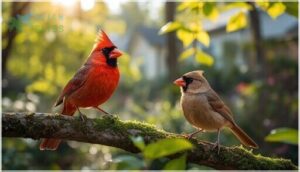 northern cardinal identification features