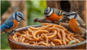 nutritional value of mealworms for birds