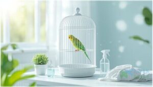 odor control and air quality in bird cages