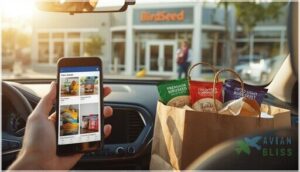 online ordering and curbside pickup options