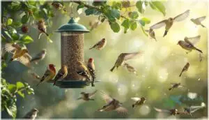 other birds attracted to thistle feeders