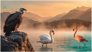 other notable long-lived birds (condors, swans, flamingos)