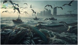 overfishing and infrastructure development