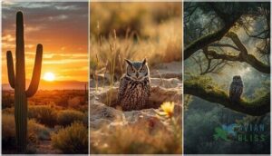 owl habitats and distribution in arizona