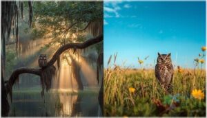 owl habitats and range in florida