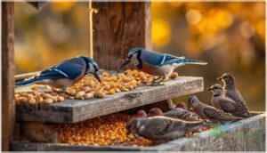 peanuts and cracked corn peanuts and cracked corn