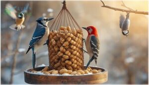 peanuts for high-energy birds